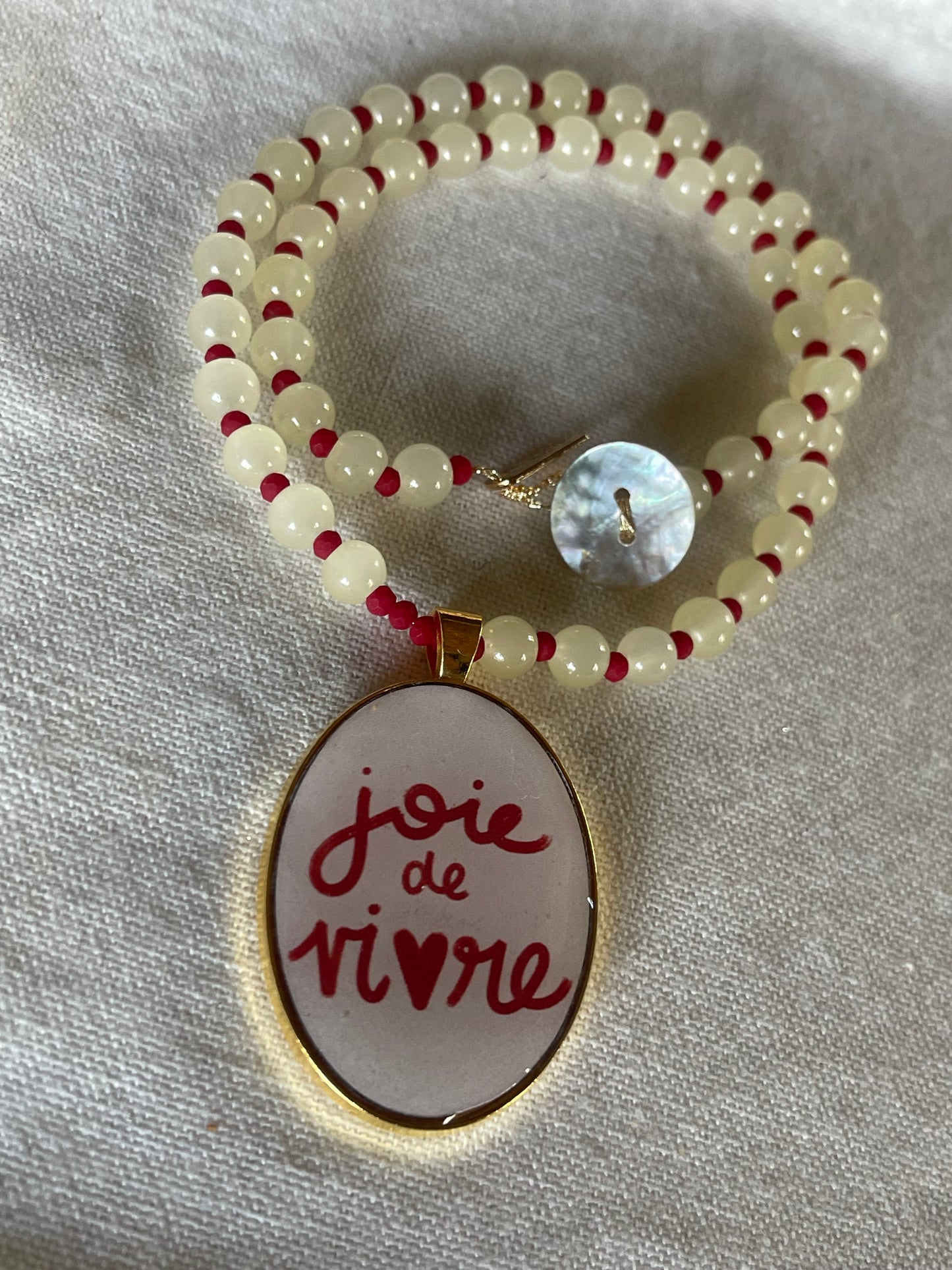Collana di cristalli joie de vivre